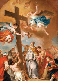 Tarjeta de oración de la Santa Cruz
