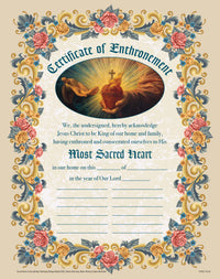 Certificado de Entronización en el Hogar