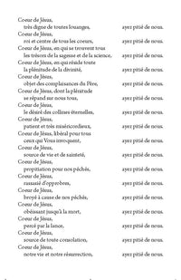 Letanía del Sagrado Corazón