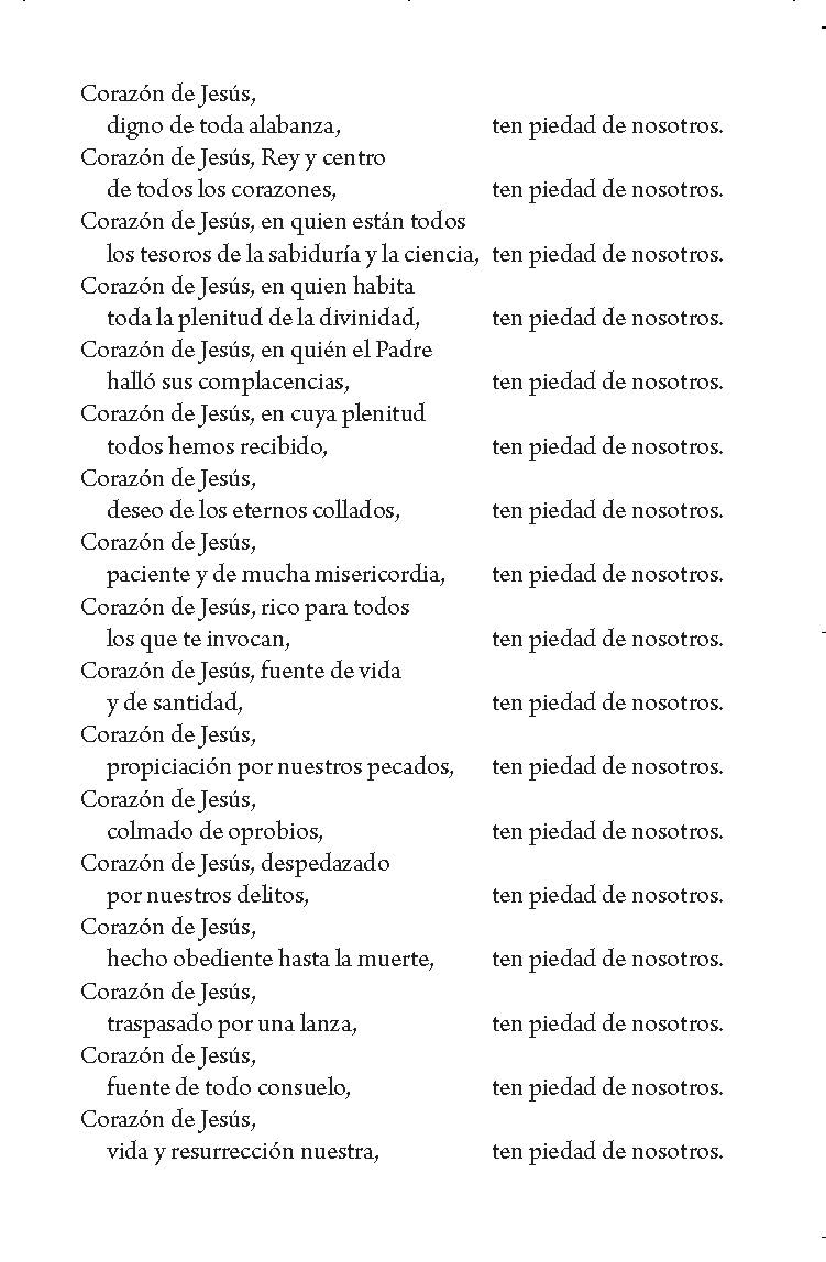 Letanía del Sagrado Corazón