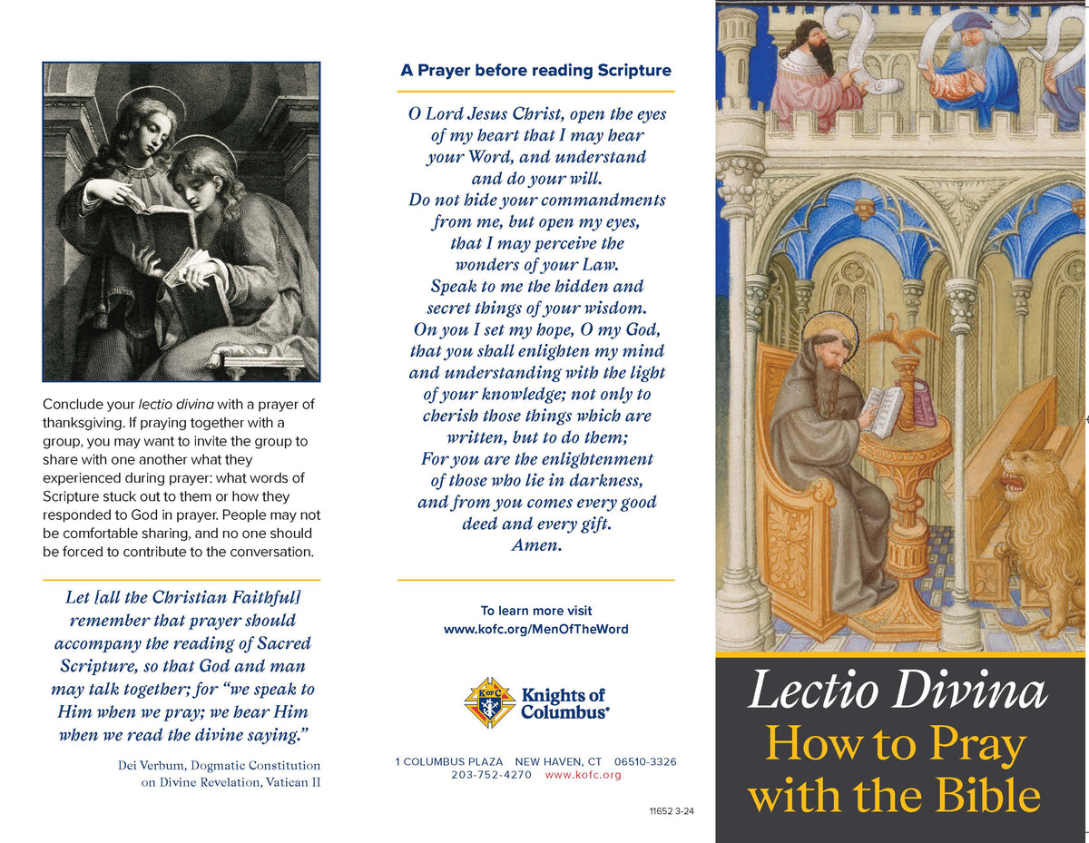 Lectio Divina Trifold
