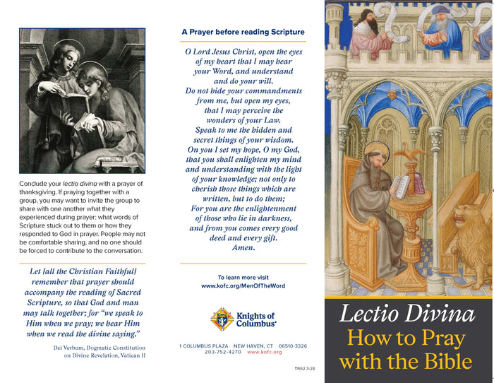Lectio Divina Trifold