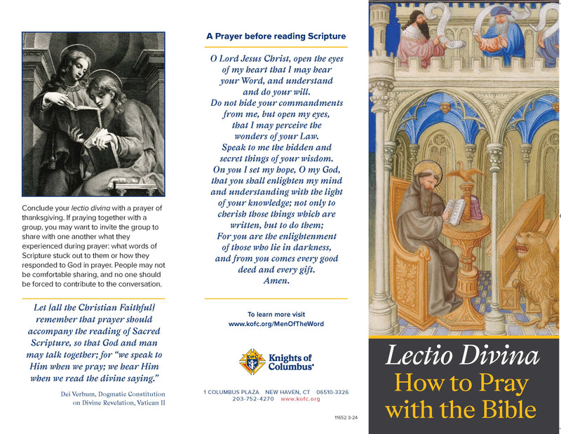 Lectio Divina Trifold