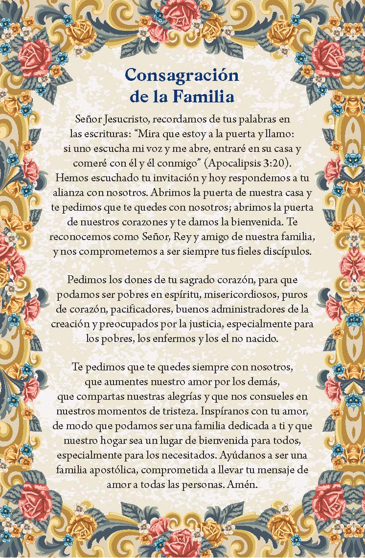 Home Enthronement Prayer Card