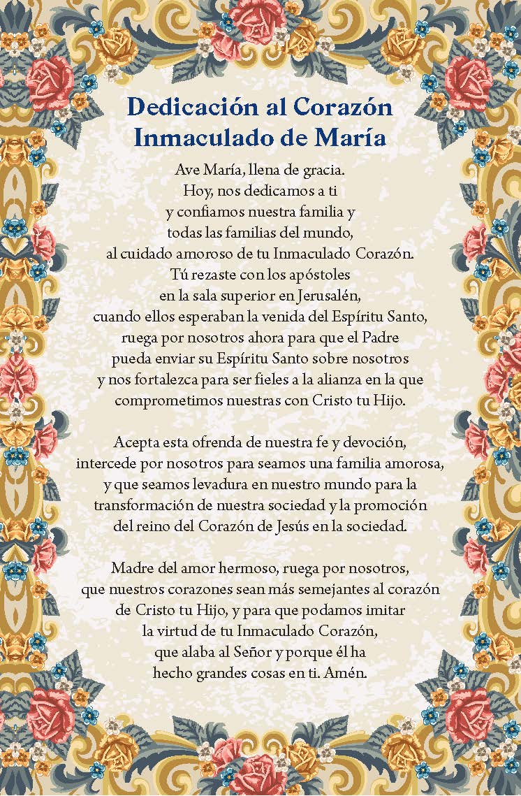 Home Enthronement Prayer Card