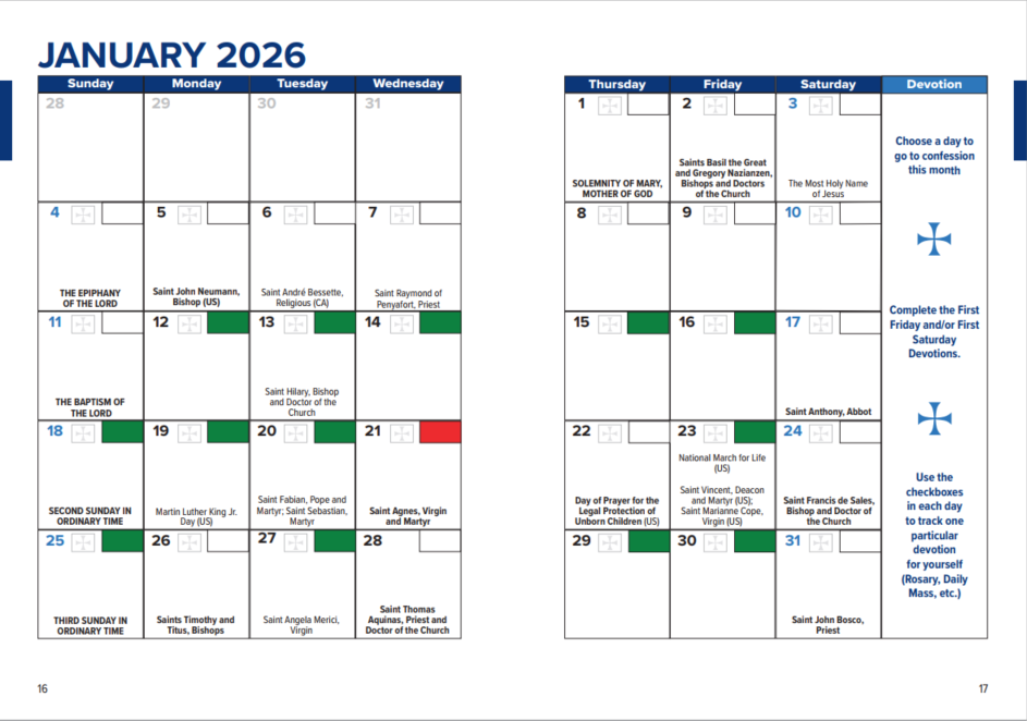 Vivat Jesus Spiritual Planner - 2026